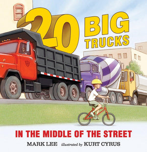 Twenty Big Trucks In The Middle Of The Street,New