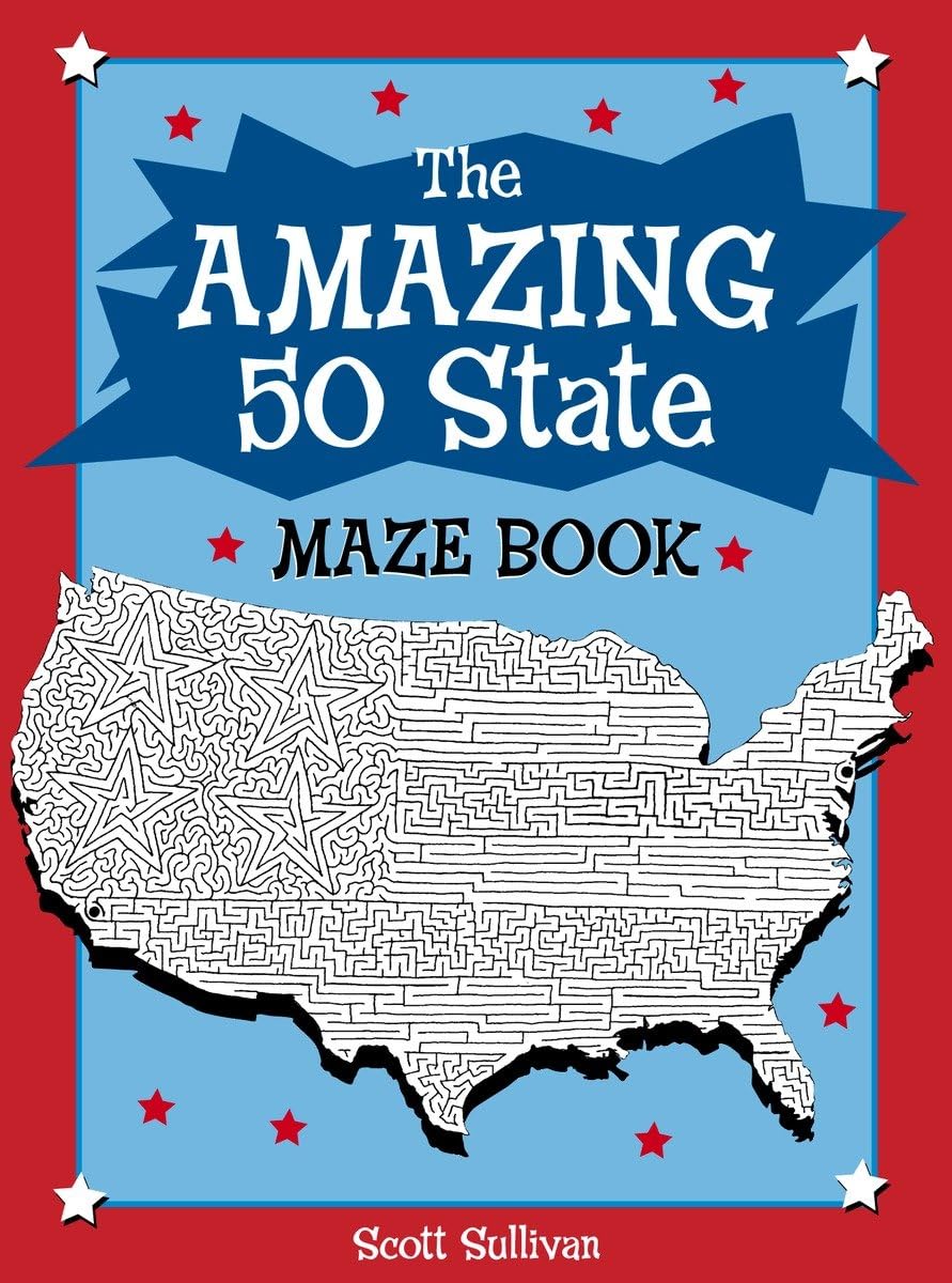 The Amazing 50 State Maze Book,Used