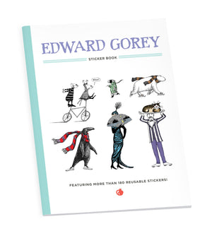 Edward Gorey Sticker Book,Used