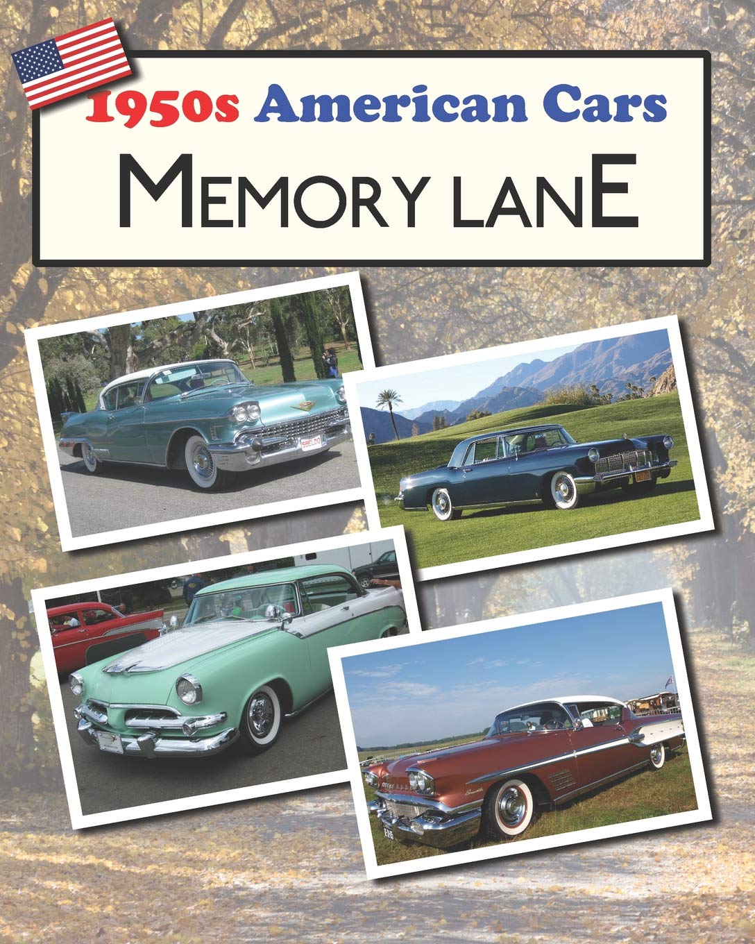 1950s American Cars Memory Lane: Large print picture book for dementia patients,Used