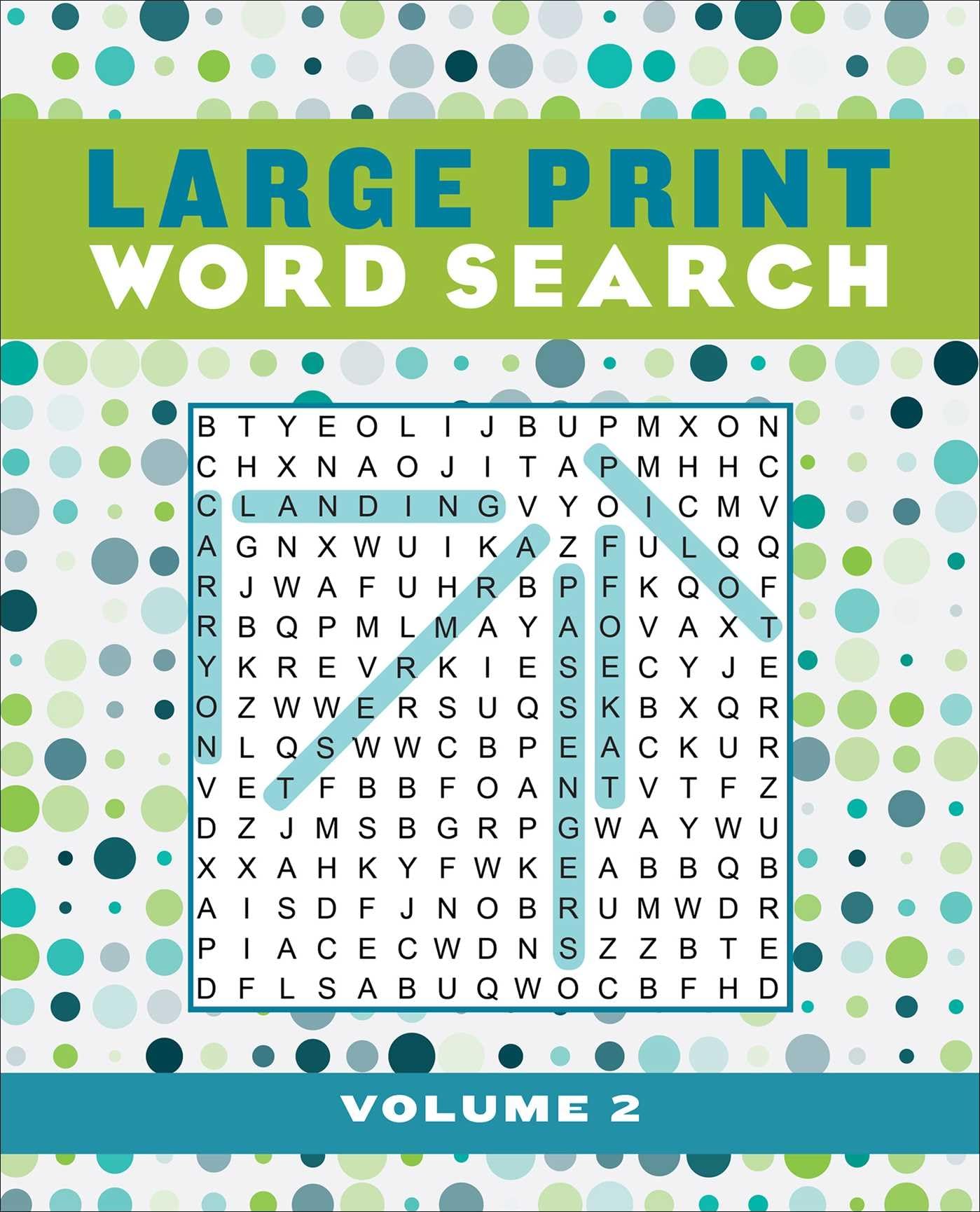 Large Print Word Search Volume 2 (2) (Large Print Puzzle Books),Used