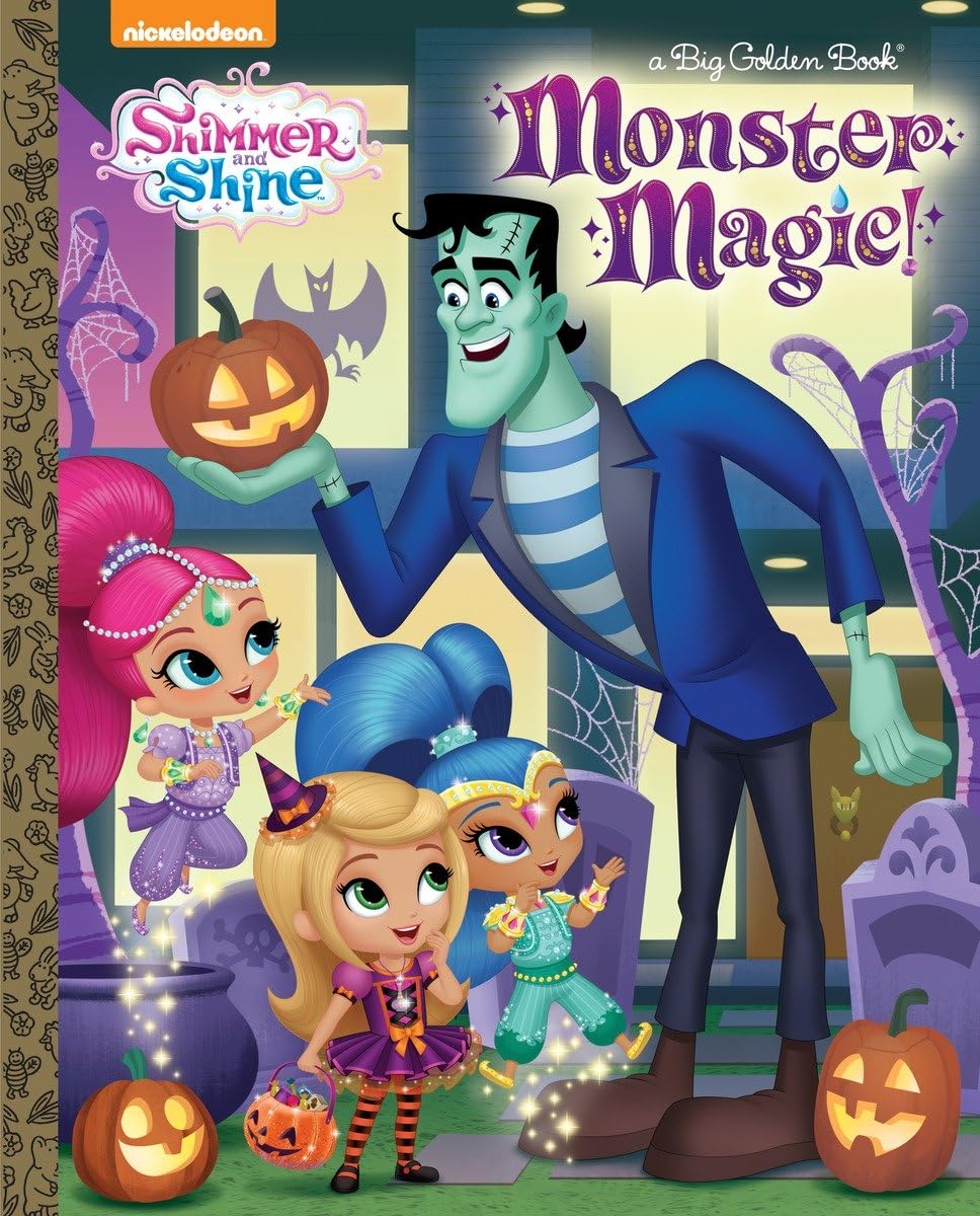 Monster Magic! (Shimmer and Shine) (Big Golden Book),Used