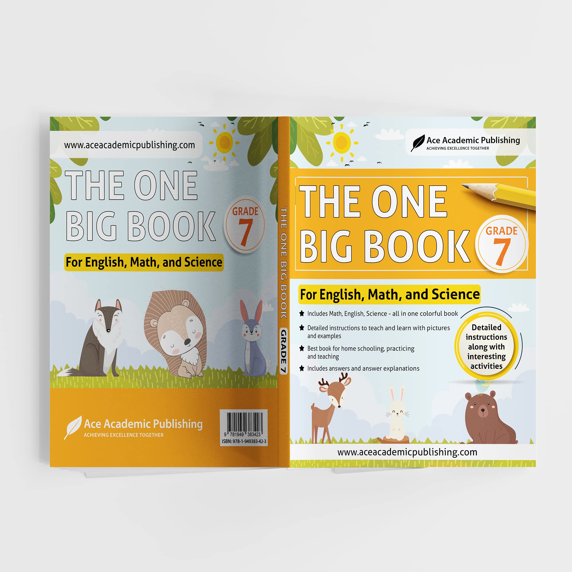 The One Big Book  Grade 7: For English, Math and Science,Used