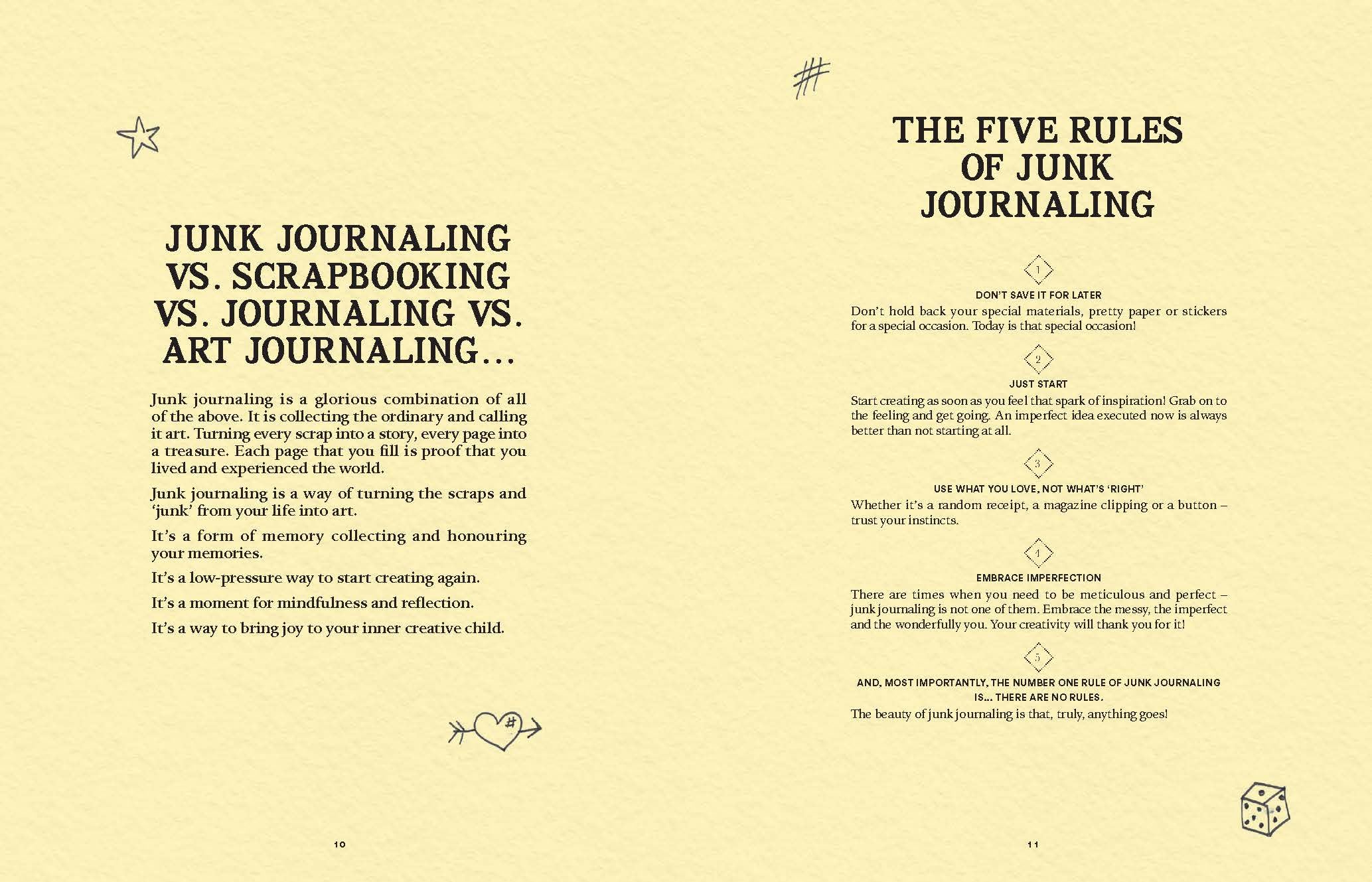 A Year of Junk Journaling: 52 creative prompts to transform scraps of your life into art