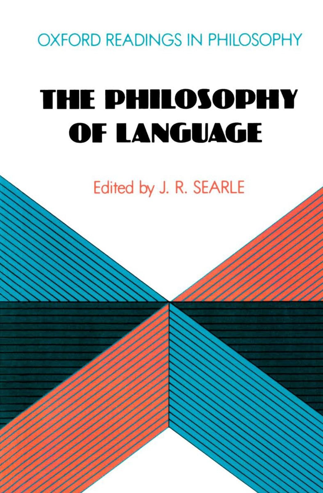 The Philosophy Of Language (Ox Readings Philosophy Series) (Oxford Readings in Philosophy),Used