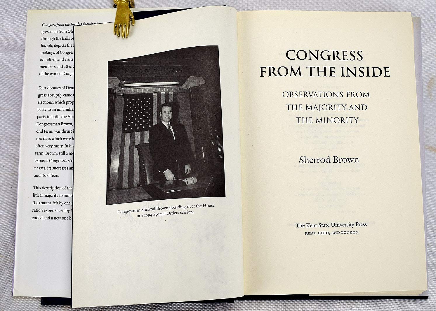 Congress from the Inside: Observations from the Majority and the Minority,Used