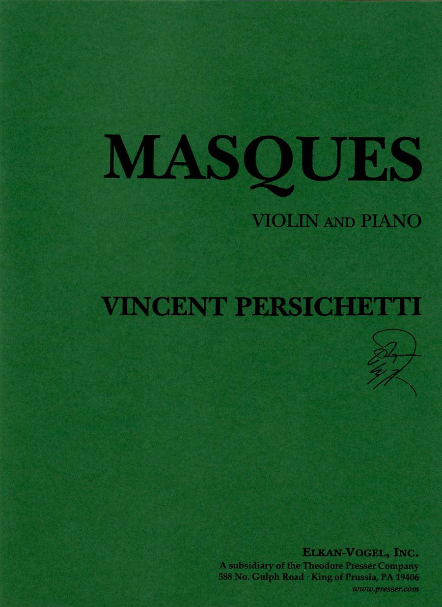 Masques  Violin And Piano,Used