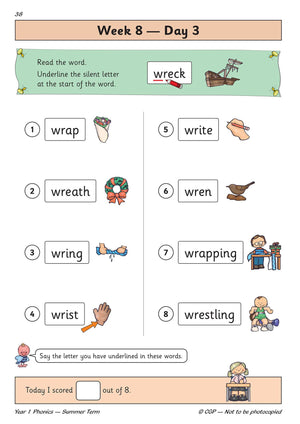 New KS1 Phonics Daily Practice Book: Year 1  Summer Term: superb for catchup and learning at home (CGP KS1 English),Used