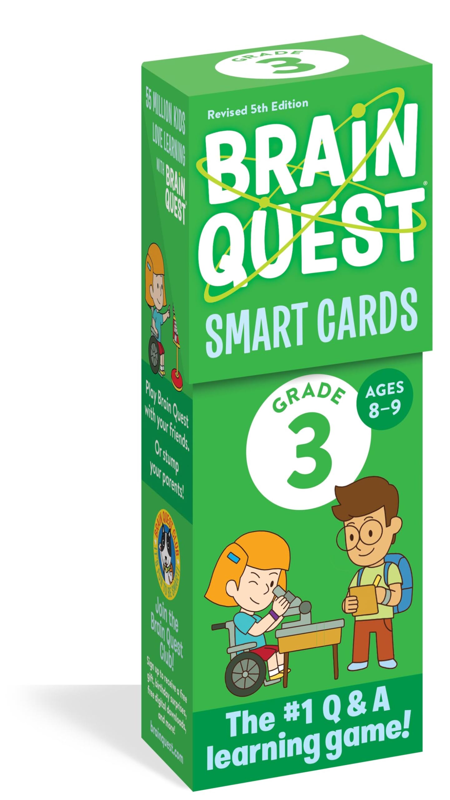 Brain Quest 3Rd Grade Smart Cards Revised 5Th Edition (Brain Quest Decks) [Cards] Workman Publishing; Feder, Chris Welles And Bi