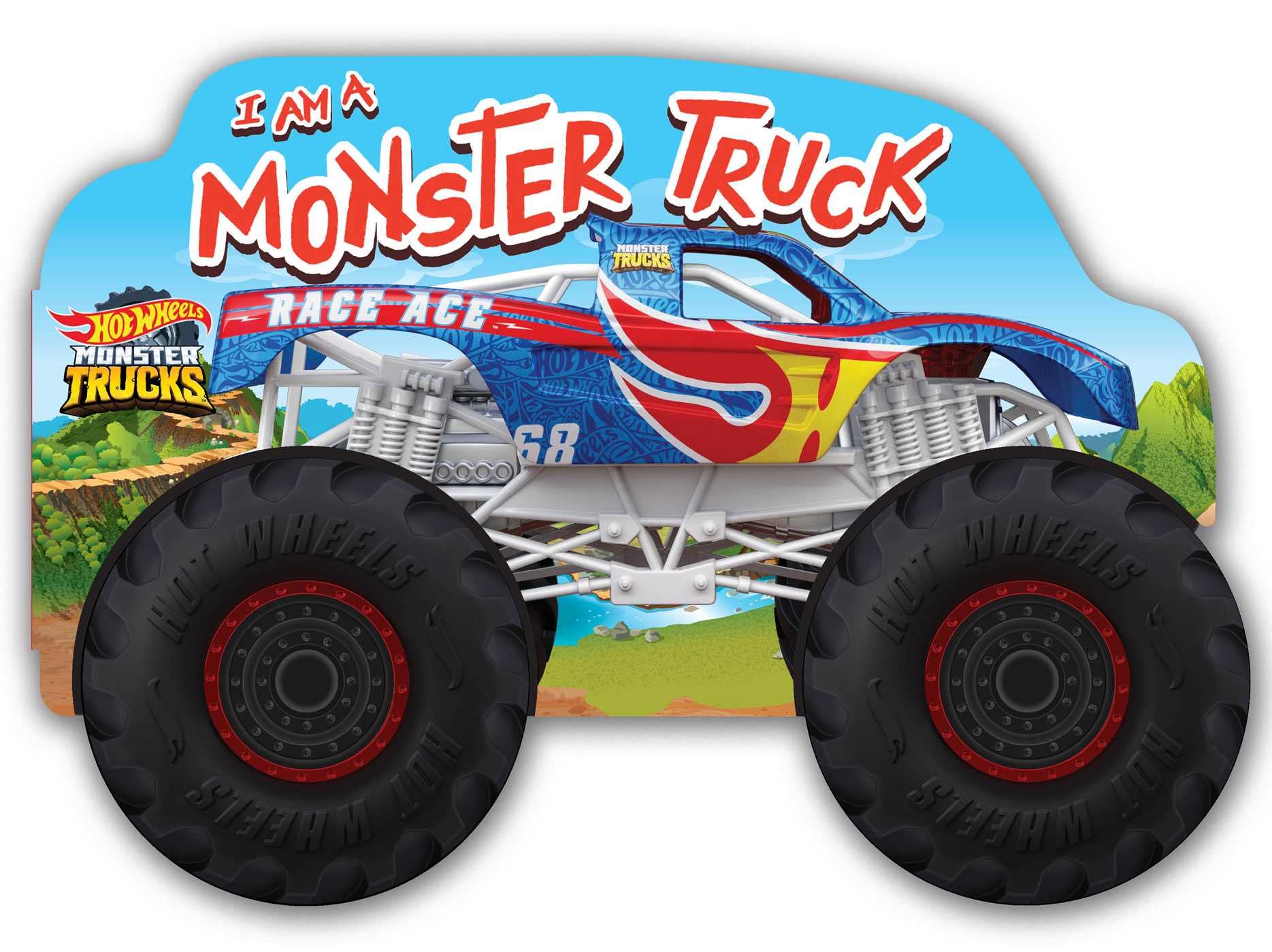 Hot Wheels: I Am A Monster Truck: A Board Book With Wheels,Used