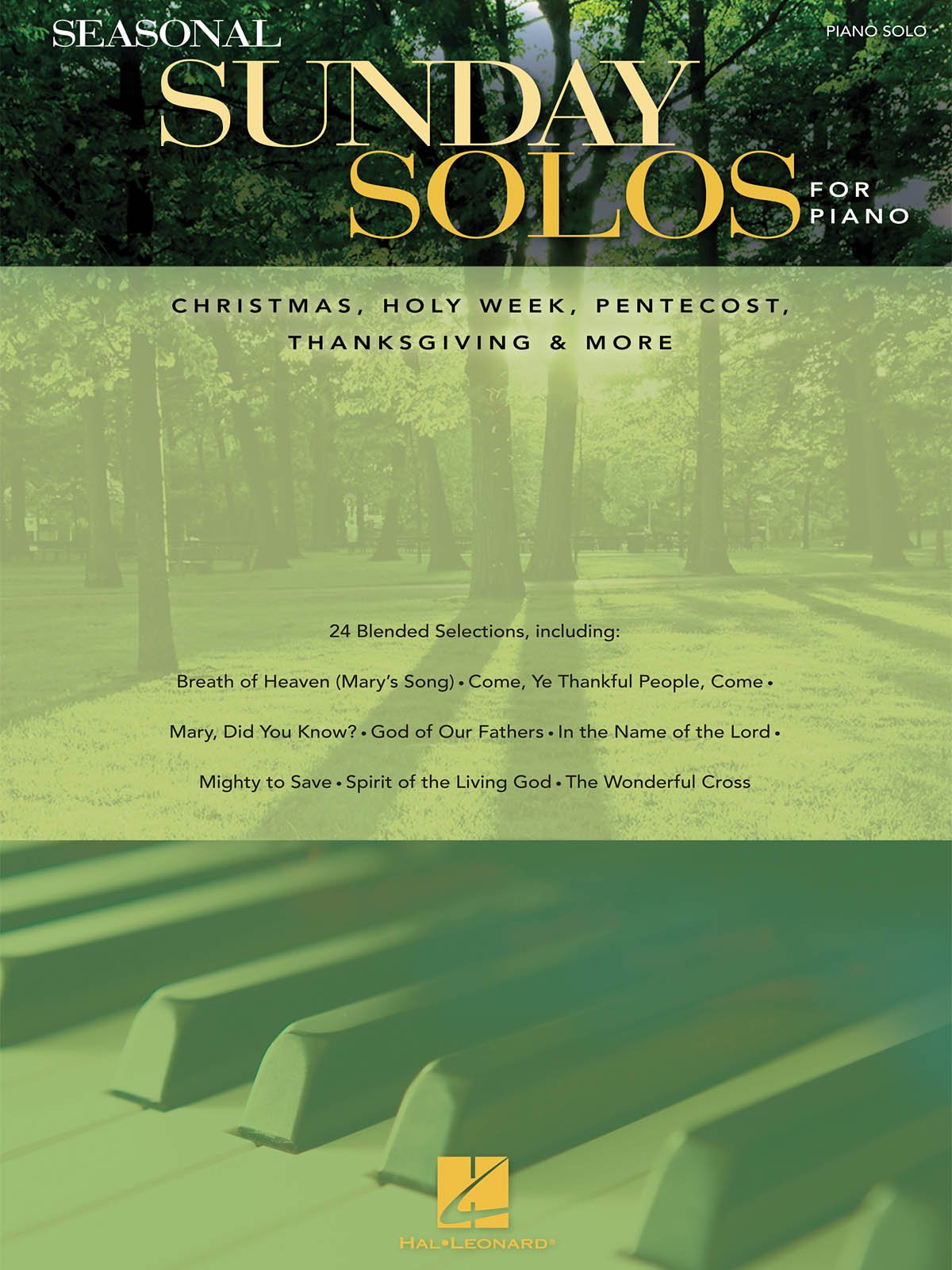 Seasonal Sunday Solos for Piano: Christmas, Holy Week, Pentecost, Thanksgiving & More,Used