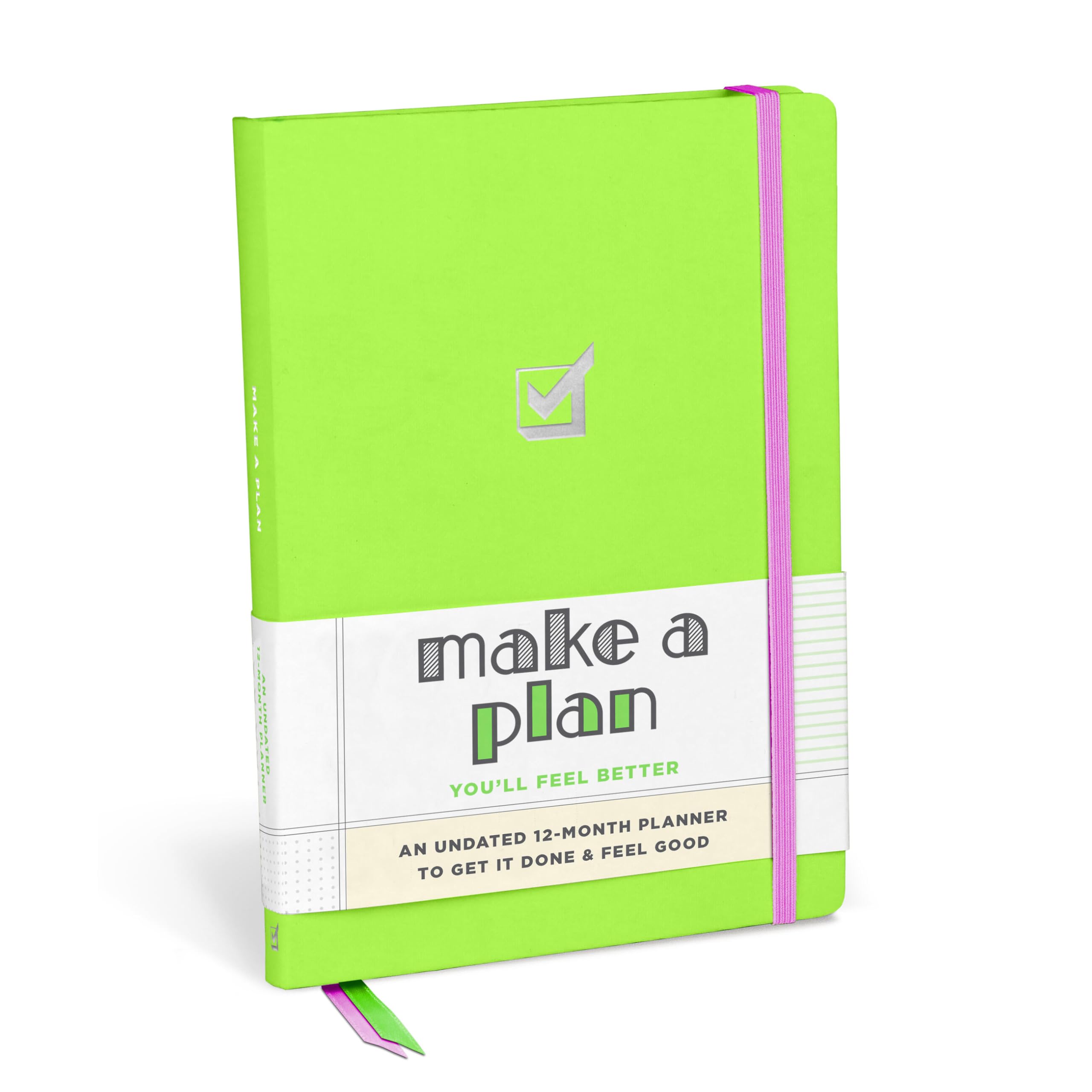 Knock Knock Make A Plan Undated Planner And Weekly Agenda Notebook