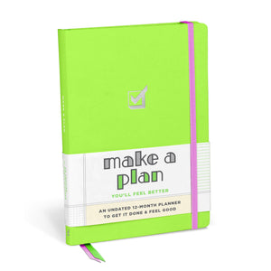 Knock Knock Make A Plan Undated Planner And Weekly Agenda Notebook