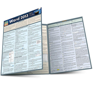 Word 2013 Tips & Tricks (Quick Study Computer),Used