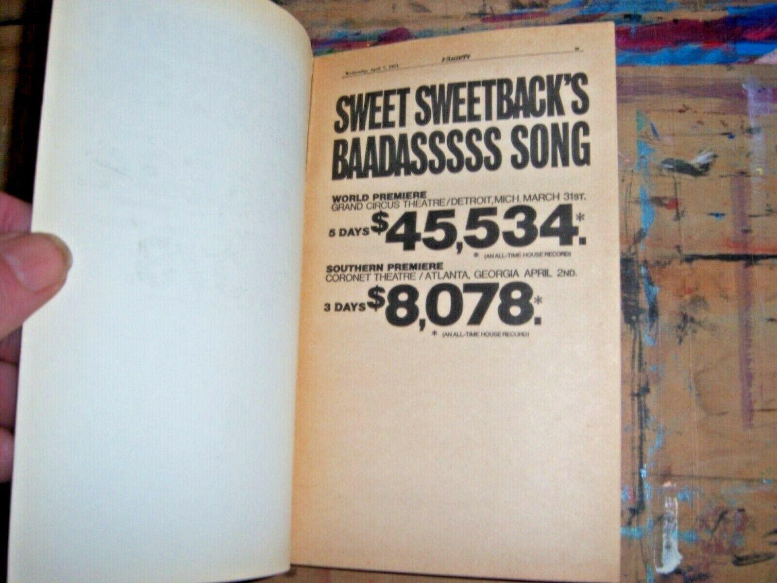 Sweet Sweetback's Baadasssss Song: A Guerilla Filmmaking Manifesto,Used