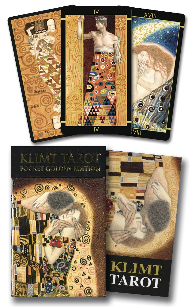 Golden Tarot of Klimt Mini: Pocket Gold Edition (Golden Tarot of Klimt, 2),Used