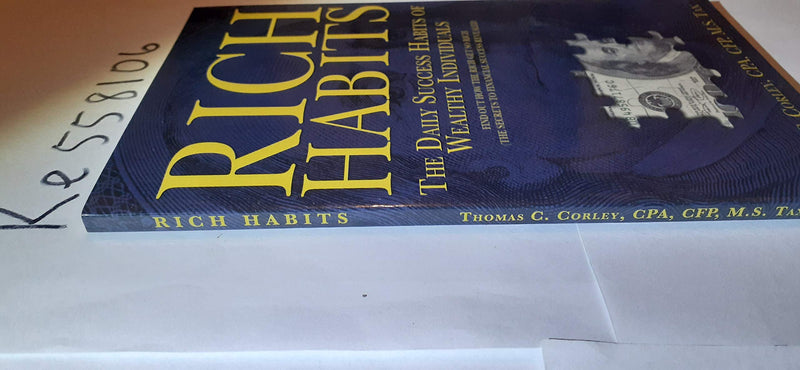 Rich Habits: The Daily Success Habits of Wealthy Individuals,Used