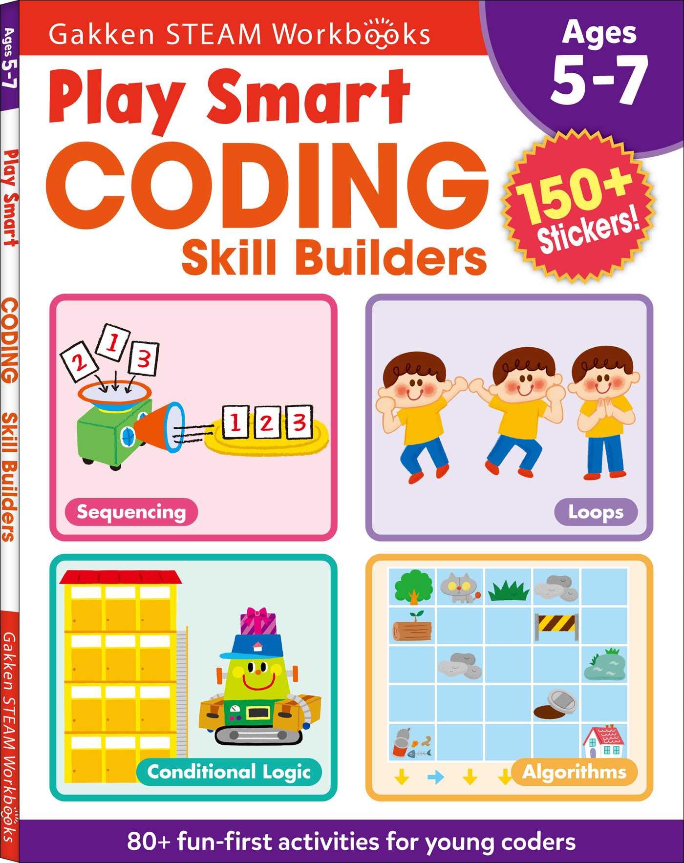Play Smart Coding Skill Builders: For Ages 57 (Gakken Steam Workbooks)