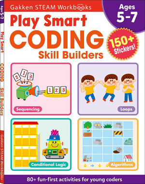 Play Smart Coding Skill Builders: For Ages 57 (Gakken Steam Workbooks)