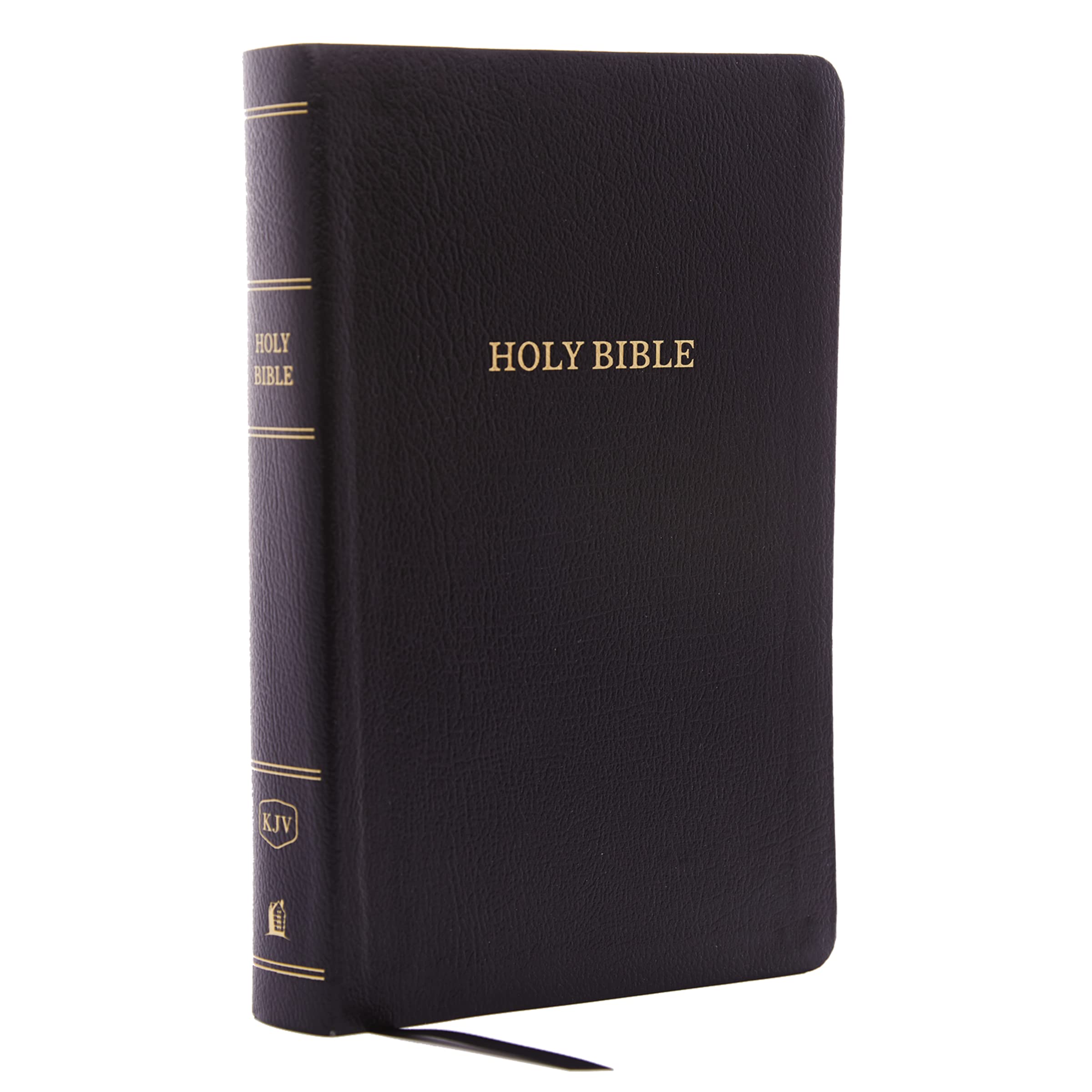 Kjv Holy Bible: Personal Size Giant Print With 43,000 Cross References, Black Bonded Leather, Red Letter, Comfort Print: King Ja