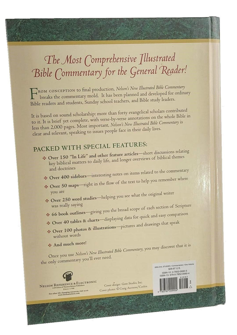 Nelson's New Illustrated Bible Commentary: Spreading the Light of God's Word into Your Life,Used