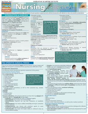 Nursing: Surgical (Quick Study: Academic),Used