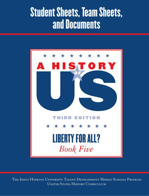 Johns Hopkins University Student Workbook for Book 5 Hofus (A ^AHistory of US),Used