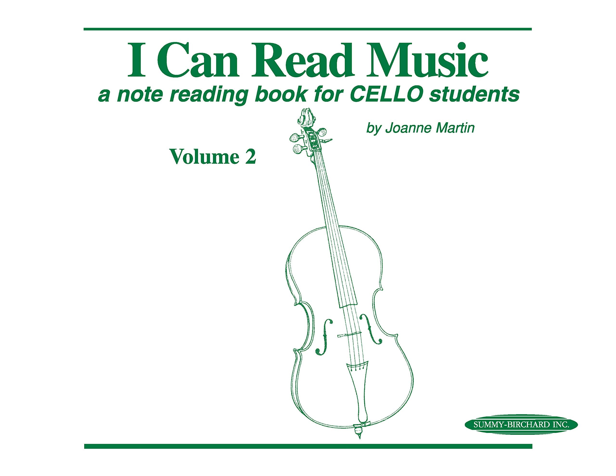 I Can Read Music, Vol 2: A note reading book for CELLO students,Used