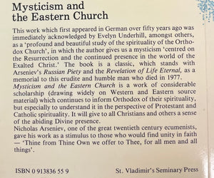 Mysticism and the Eastern Church,Used