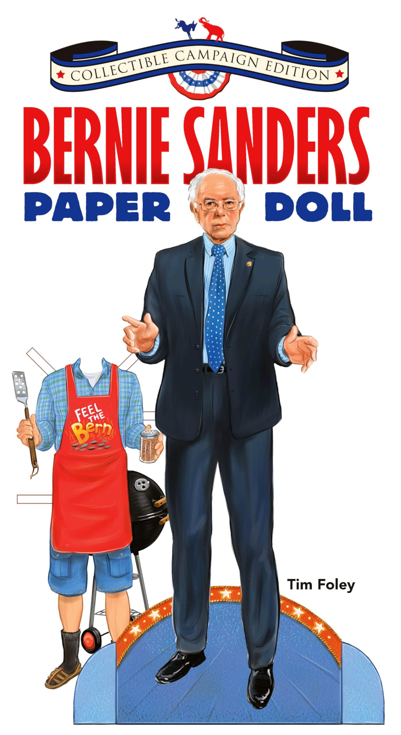 Bernie Sanders Paper Doll Collectible 2016 Campaign Edition,New