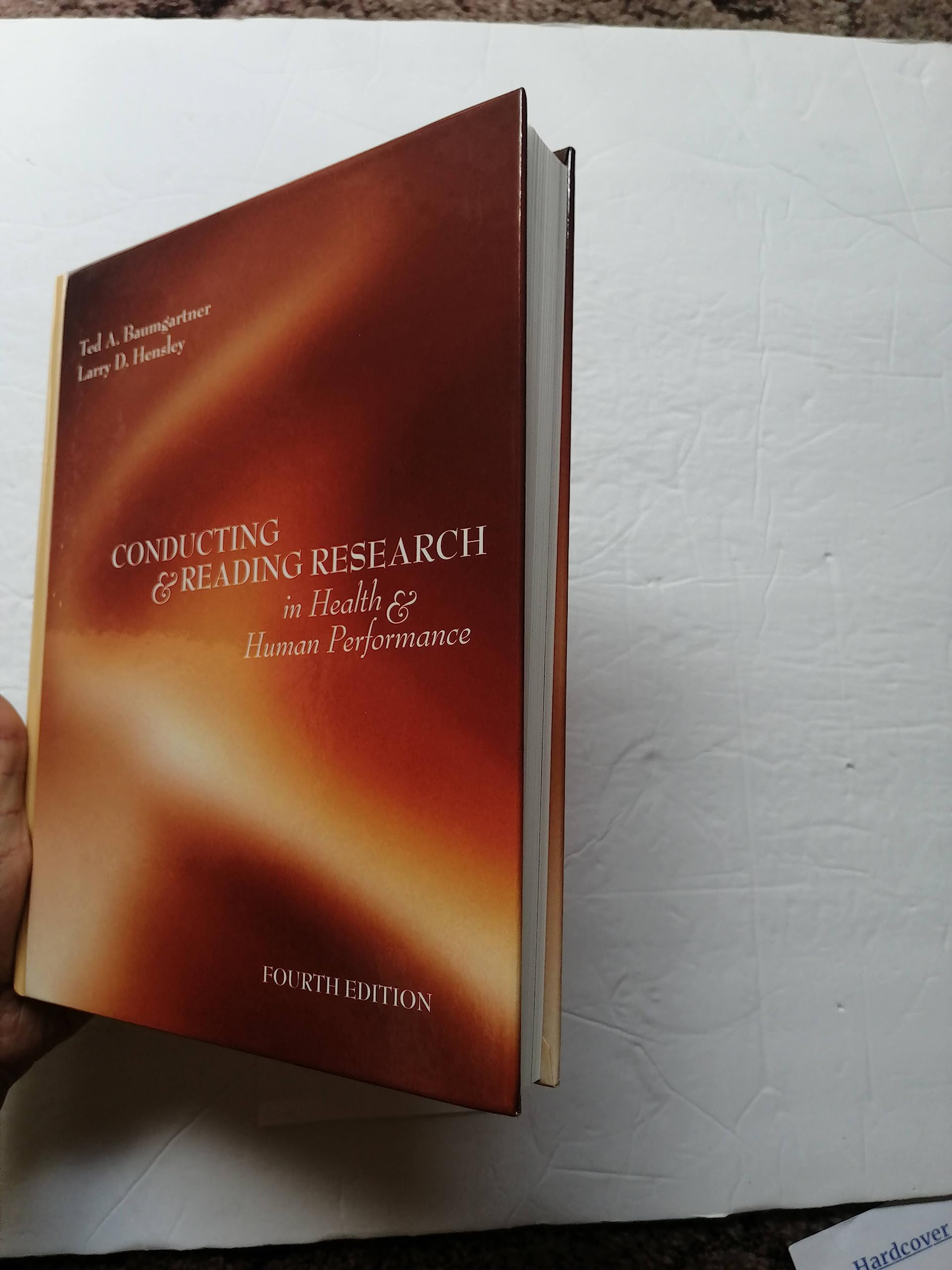 Conducting And Reading Research In Health And Human Performance-used