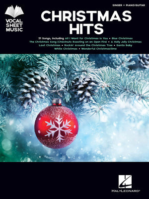 Christmas Hits: Singer + Piano/Guitar (Vocal Sheet Music),Used