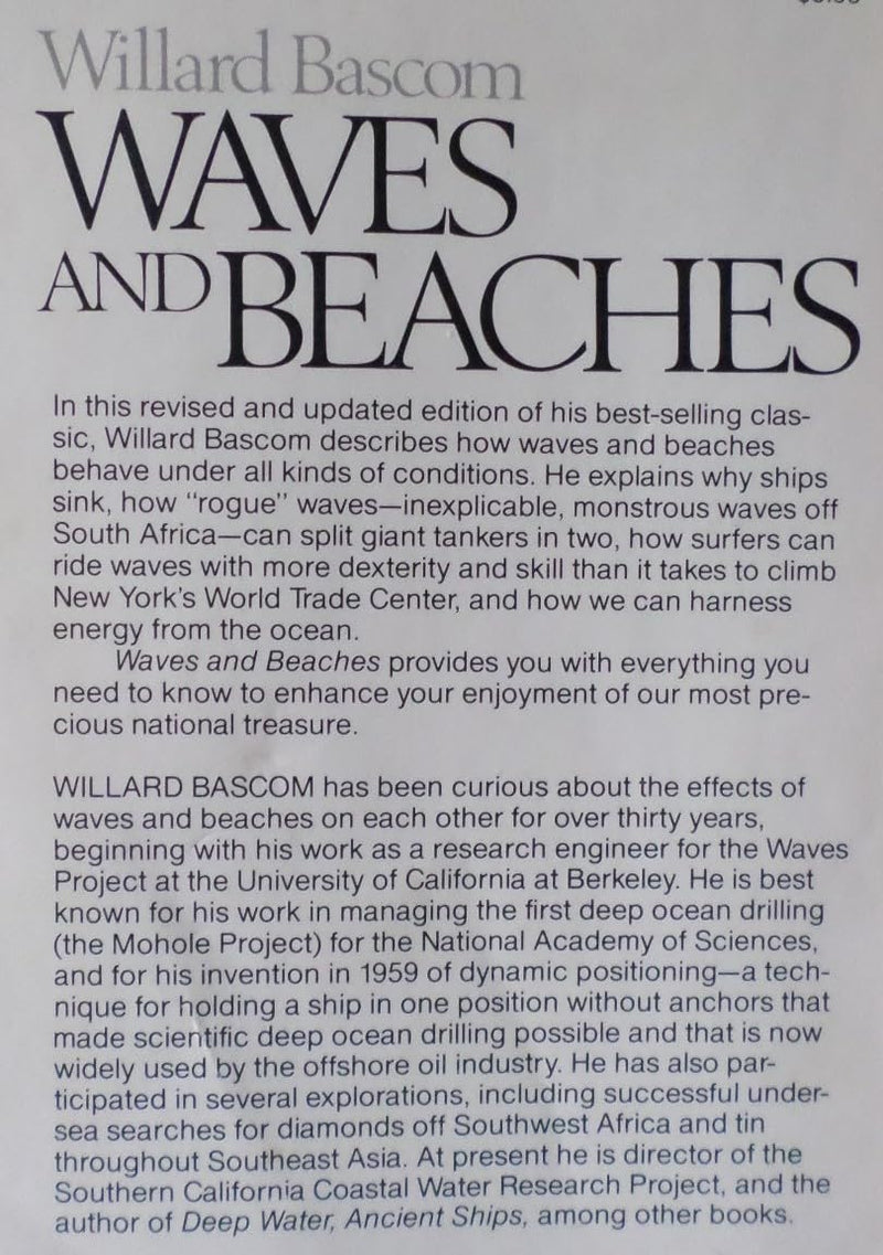 Waves And Beaches: The Dynamics Of The Ocean Surface,Used