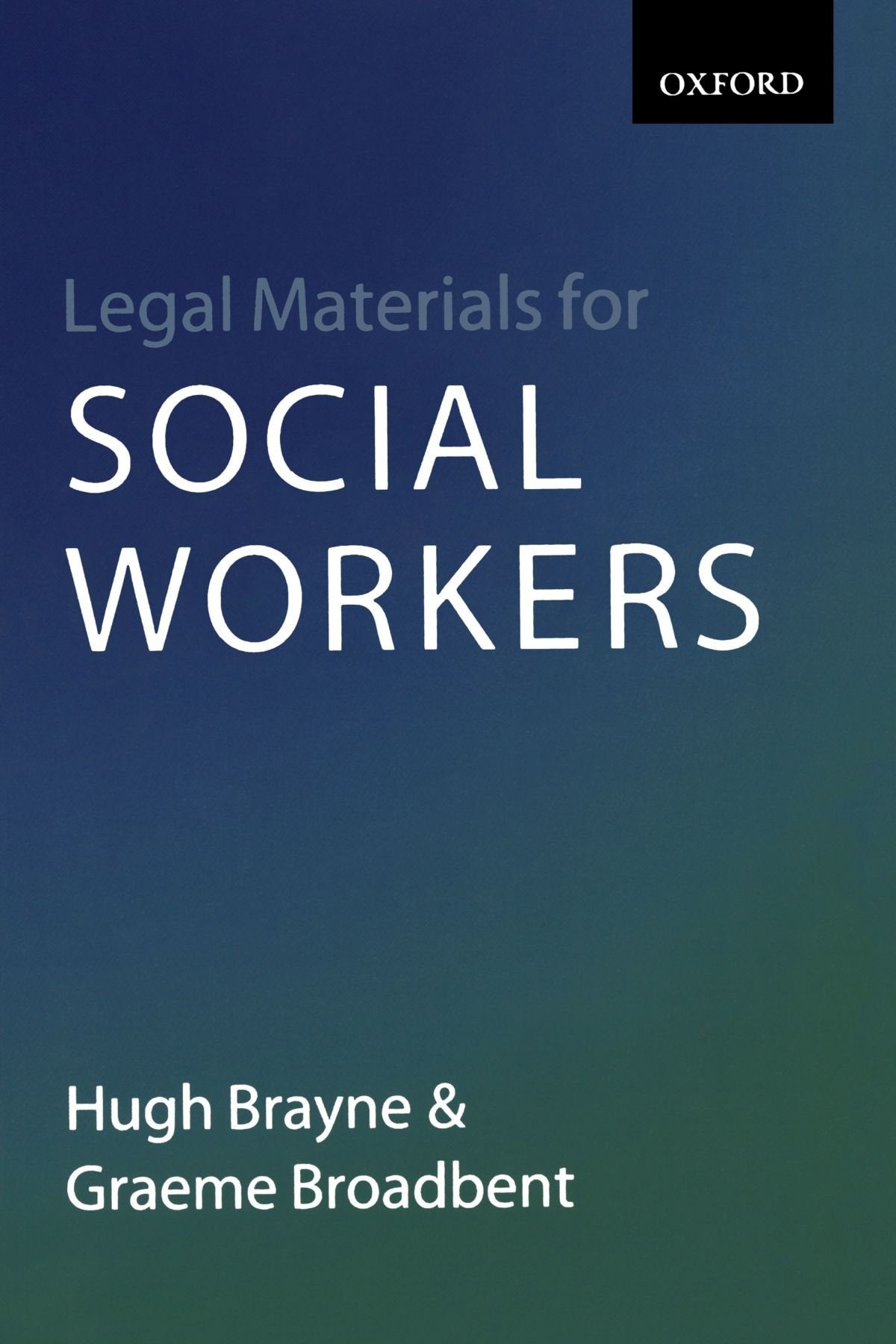 Legal Materials for Social Workers,Used