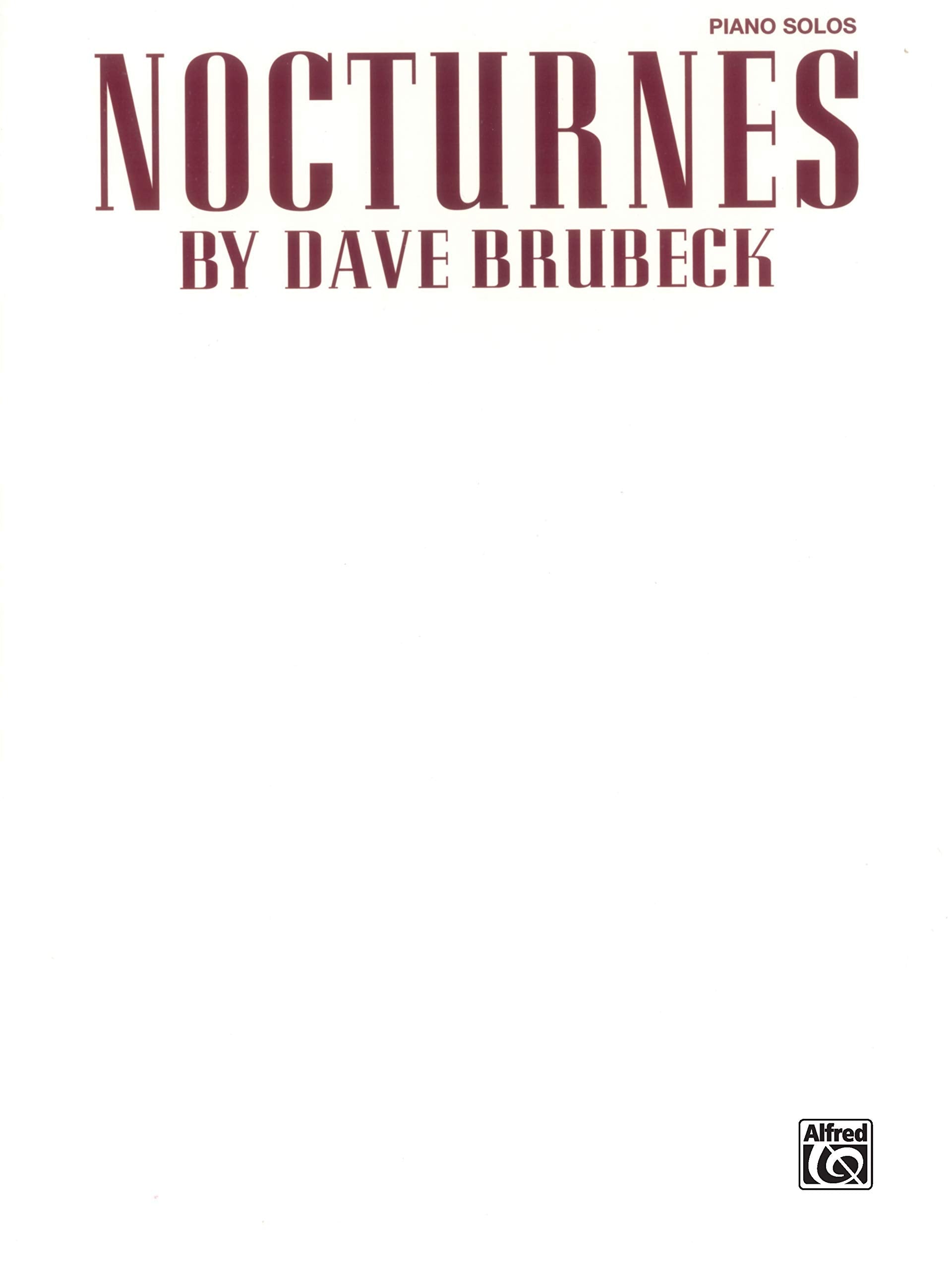 Nocturnes By Dave Brubeck : Piano Solos,New