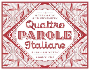 Quattro Parole Italiane: 12 Notecards And Envelopes
