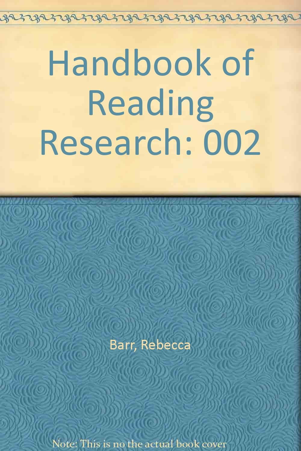 Handbook of Reading Research: 002,Used