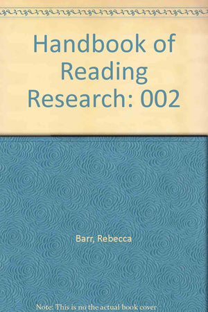 Handbook of Reading Research: 002,Used