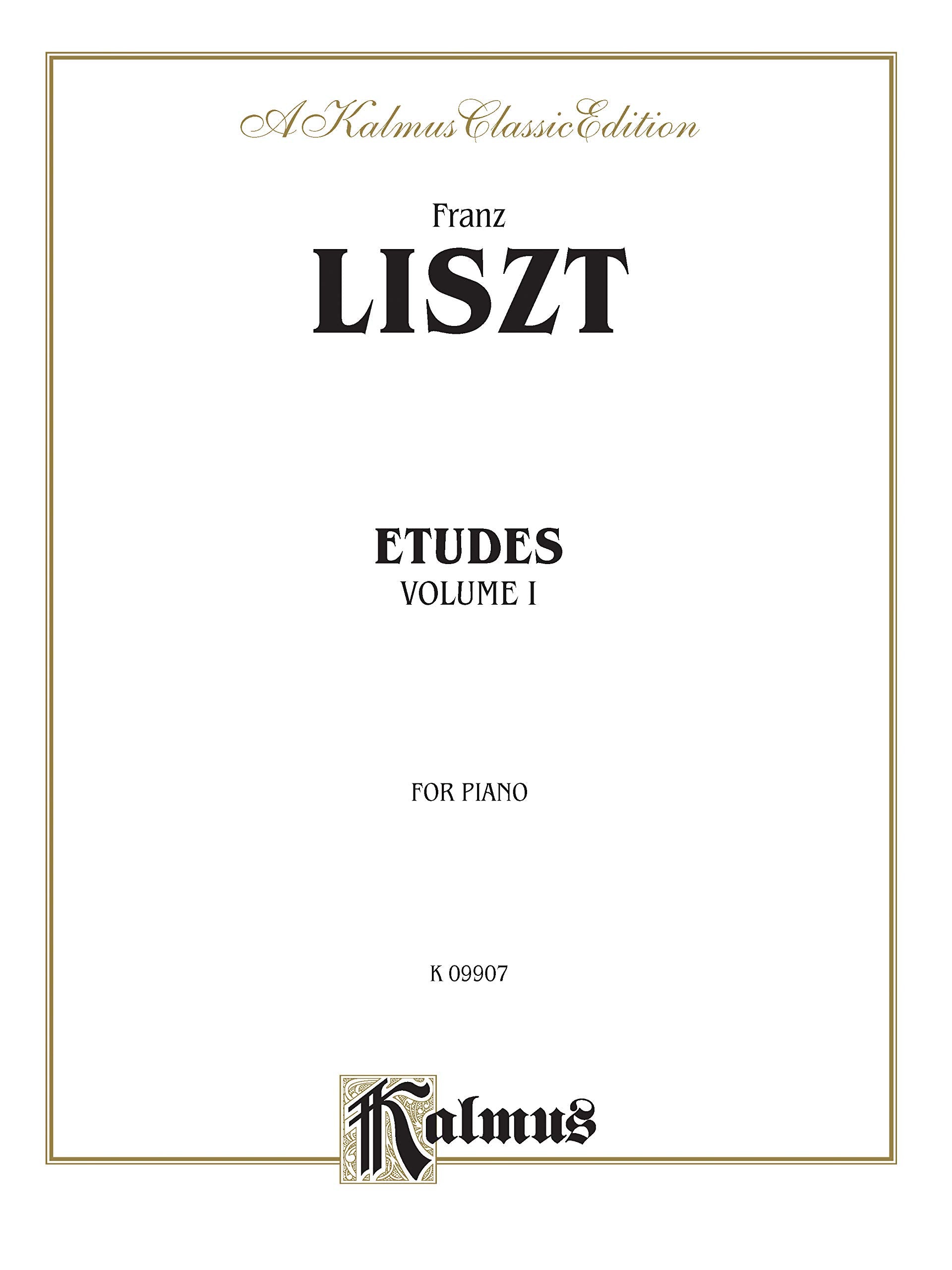 Etudes, Vol 1 (Kalmus Edition),Used
