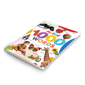 My First 1000 Words Book : Picture Word Book For Kids, Early Learning Vocabulary Builder With Images For Toddlers And Preschoolers Ages 3-12 Years