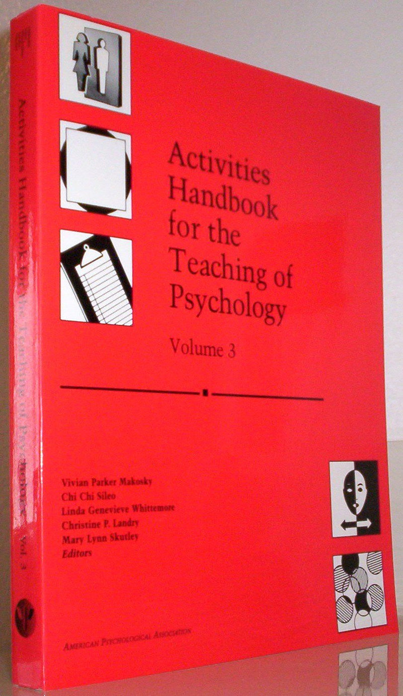 Activities Handbook for the Teaching of Psychology,Used
