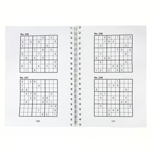 Sudoku: Over 200 Puzzles & Solutions, Easy to Hard Puzzles for Adults, SpiralBound (Brain Busters),Used