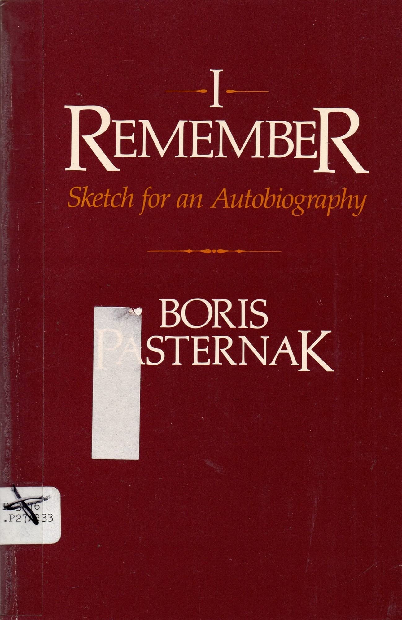 I Remember: Sketch for an Autobiography,Used