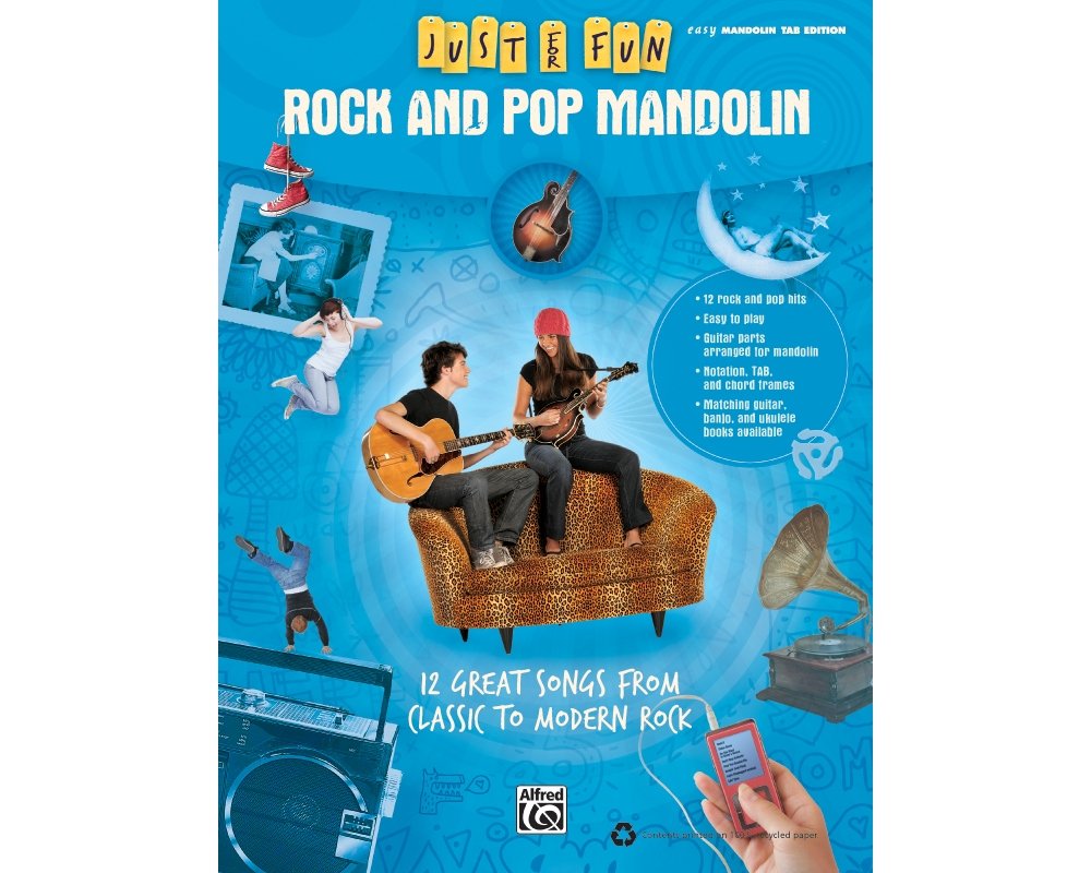 Just for Fun  Rock and Pop Mandolin: 12 Great Songs from Classic to Modern Rock,Used