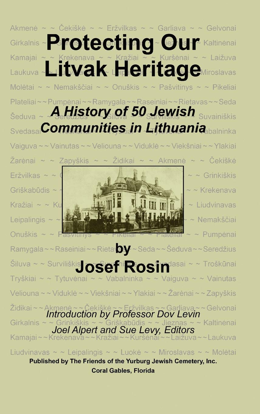 Protecting Our Litvak Heritage,Used