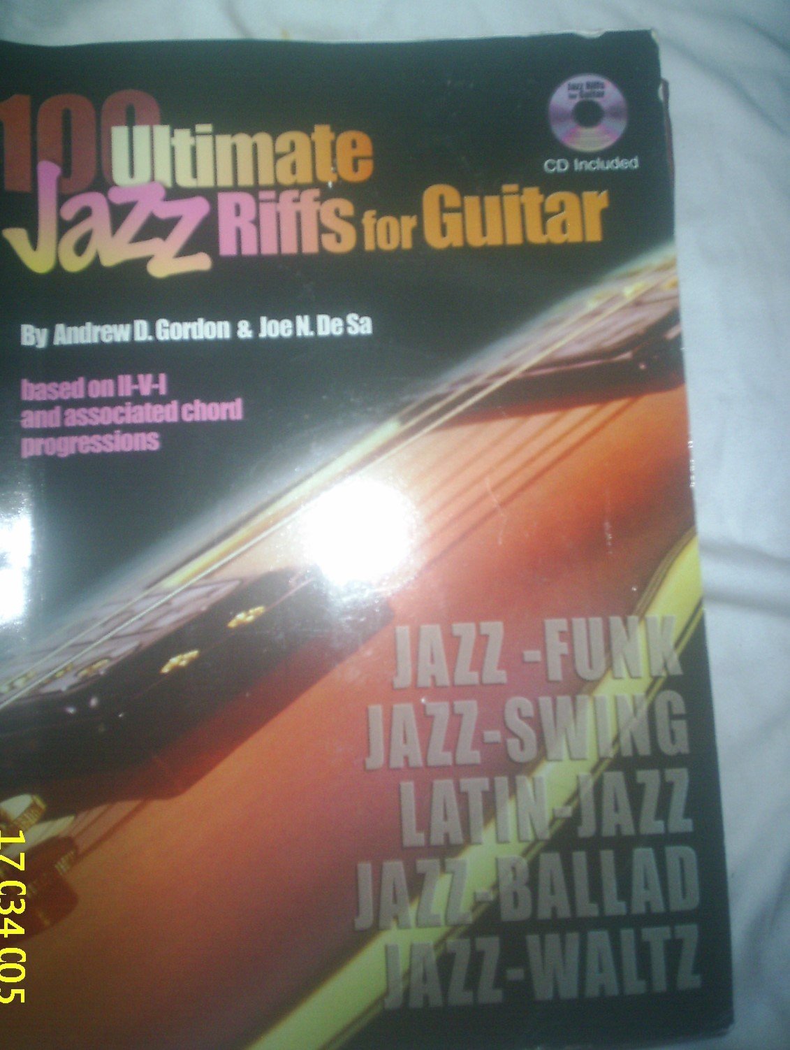 100 Ultimate Jazz Riffs for Guitar (Book/Audio CD),Used