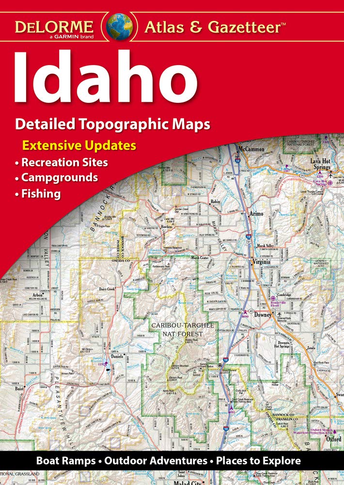 Delorme Atlas & Gazetteer Idaho,Used