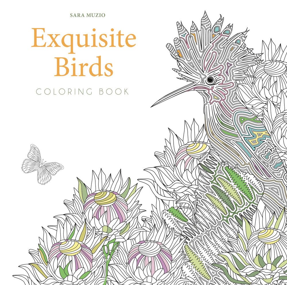 Exquisite Birds Coloring Book (Calm Coloring: Natural Wonders)