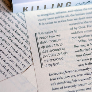 Killing Comparison: Reject the Lie You Aren't Good Enough and Live Confident in Who God Made You to Be,Used