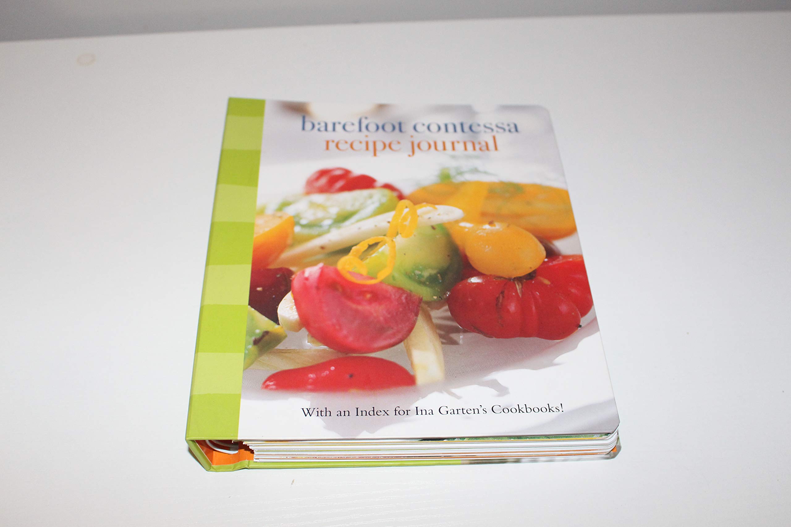 Barefoot Contessa Recipe Journal: With an Index of Ina Garten's Cookbooks,New